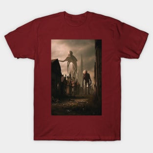 Aliens visit Earth . T-Shirt